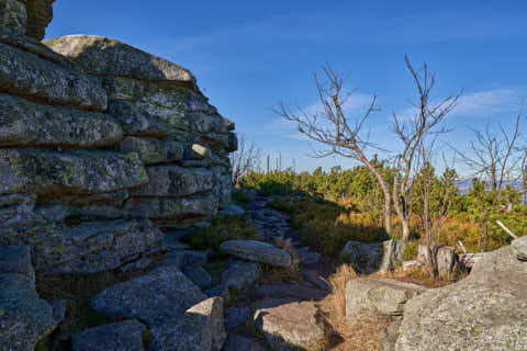 Gemeinde Neureichenau Landkreis Freyung-Grafenau Plöckenstein (Dirschl Johann) Deutschland FRG